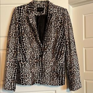 BLU Pepper- animal print blazer